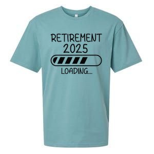 Funny Retirement 2025 Loading Retired Countdown In Progress Sueded Cloud Jersey T-Shirt