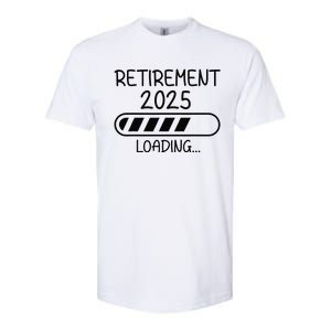 Funny Retirement 2025 Loading Retired Countdown In Progress Softstyle CVC T-Shirt