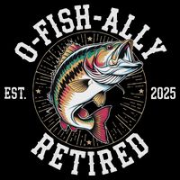 Fisherman Retired 2025 O Fish Ally Retired Fishing Lovers Cooling Performance Crew T-Shirt
