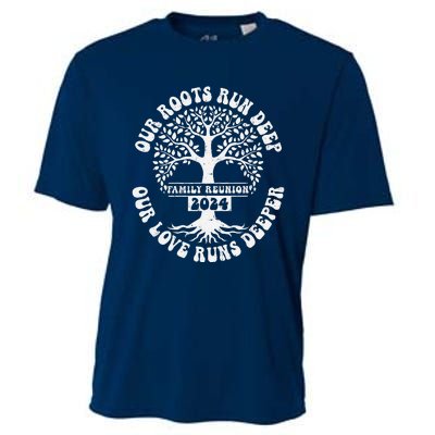 Family Reunion 2024 Our Roots Run Deep Our Love Runs Deeper Cooling Performance Crew T-Shirt