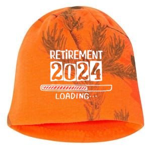 Funny Retirement 2024 Loading Countdown In Progress Kati - Camo Knit Beanie