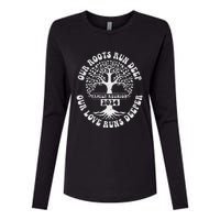 Family Reunion 2024 Our Roots Run Deep Our Love Runs Deeper Womens Cotton Relaxed Long Sleeve T-Shirt