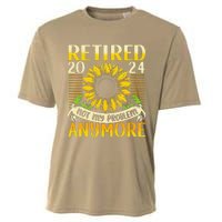 Flower Retired 2025 Not My Problem Anymore Cooling Performance Crew T-Shirt