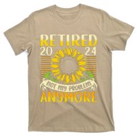 Flower Retired 2025 Not My Problem Anymore T-Shirt