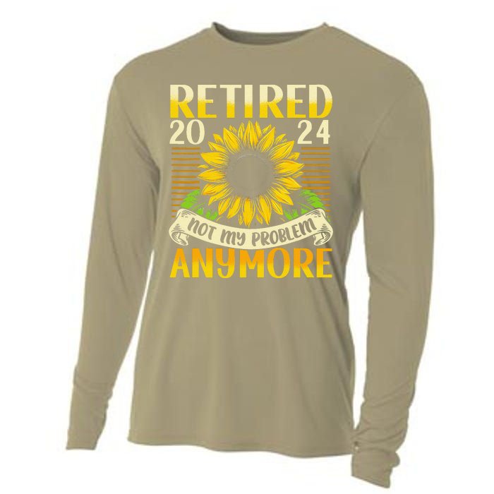 Flower Retired 2025 Not My Problem Anymore Cooling Performance Long Sleeve Crew