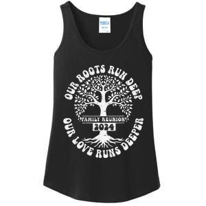 Family Reunion 2024 Our Roots Run Deep Our Love Runs Deeper Ladies Essential Tank