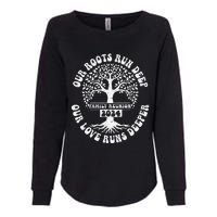 Family Reunion 2024 Our Roots Run Deep Our Love Runs Deeper Womens California Wash Sweatshirt