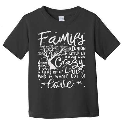 Family Reunion 2025 Family Matching Reunion Party Toddler T-Shirt