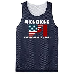 Freedom Rally 2022 Honk USA Canada Flag Mesh Reversible Basketball Jersey Tank