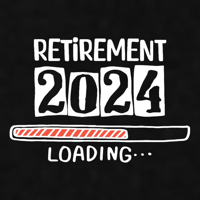 Funny Retirement 2024 Loading Countdown In Progress Ladies PosiCharge Tri-Blend Wicking Tank