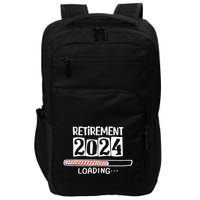 Funny Retirement 2024 Loading Countdown In Progress Impact Tech Backpack