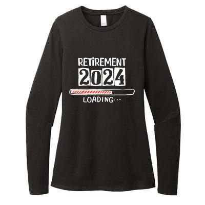 Funny Retirement 2024 Loading Countdown In Progress Womens CVC Long Sleeve Shirt