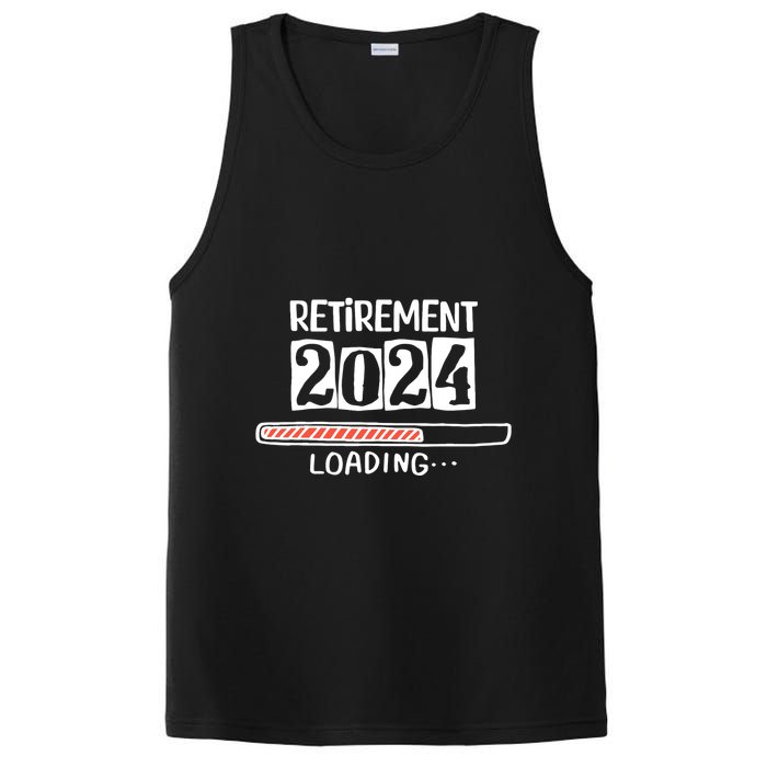 Funny Retirement 2024 Loading Countdown In Progress PosiCharge Competitor Tank