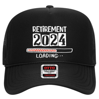Funny Retirement 2024 Loading Countdown In Progress Trucker Hat