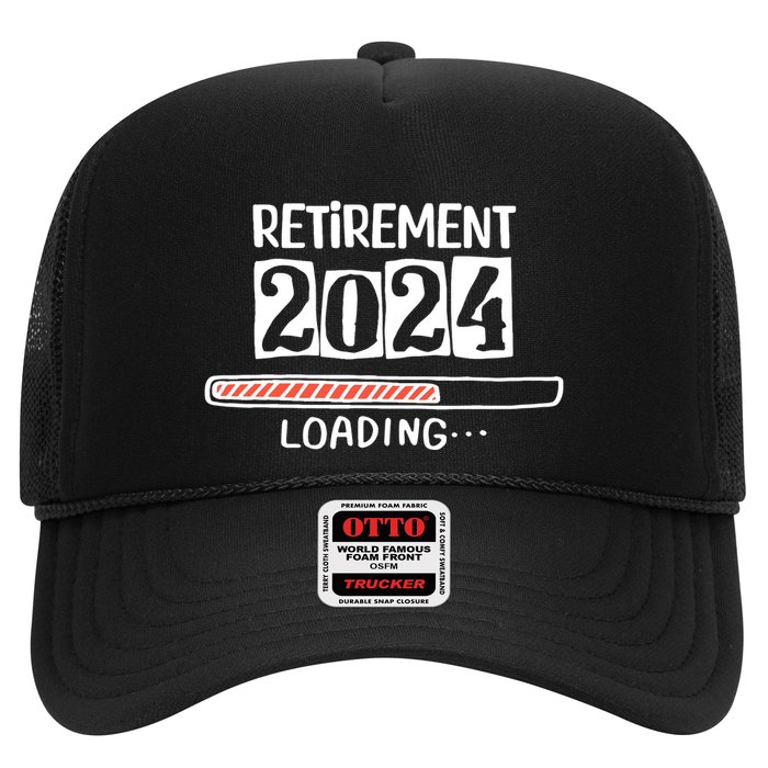 Funny Retirement 2024 Loading Countdown In Progress Trucker Hat