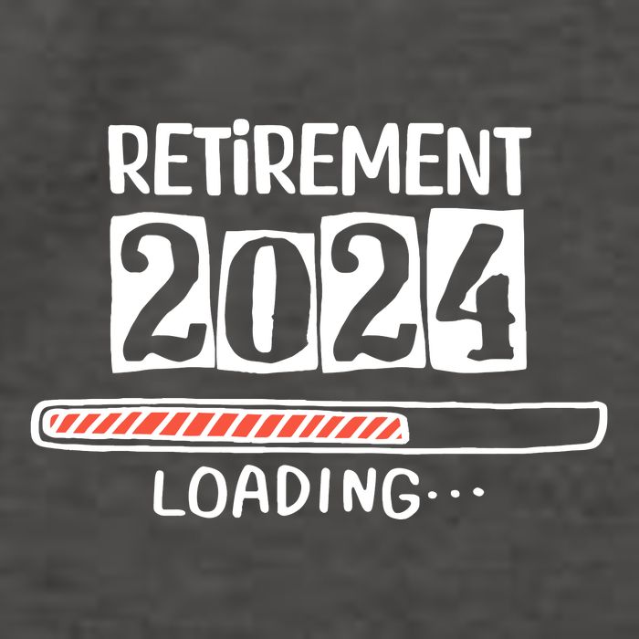 Funny Retirement 2024 Loading Countdown In Progress Vector Backpack