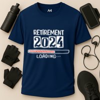 Funny Retirement 2024 Loading Countdown In Progress Performance Shirt