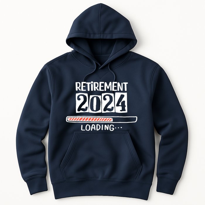 Funny Retirement 2024 Loading Countdown In Progress Hoodie