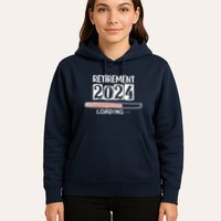 Funny Retirement 2024 Loading Countdown In Progress Hoodie