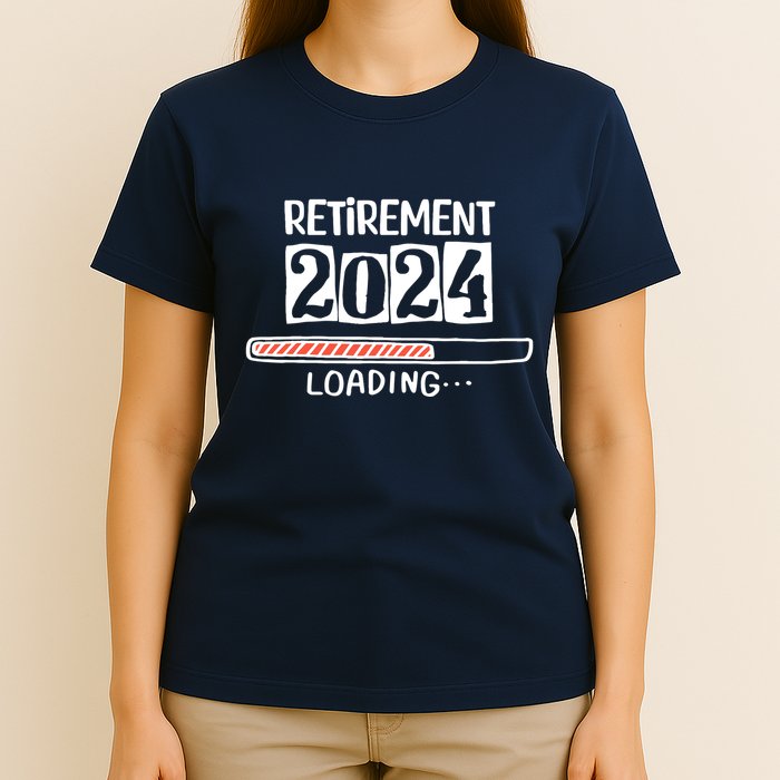 Funny Retirement 2024 Loading Countdown In Progress T-Shirt