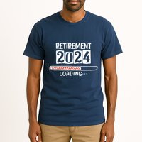 Funny Retirement 2024 Loading Countdown In Progress Tall T-Shirt