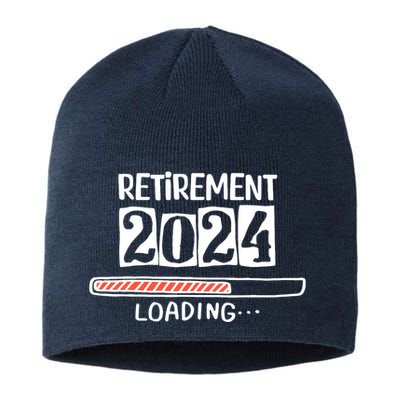 Funny Retirement 2024 Loading Countdown In Progress Sustainable Beanie