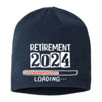 Funny Retirement 2024 Loading Countdown In Progress Sustainable Beanie