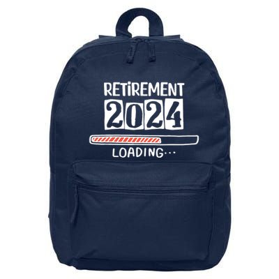 Funny Retirement 2024 Loading Countdown In Progress 16 in Basic Backpack