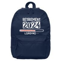 Funny Retirement 2024 Loading Countdown In Progress 16 in Basic Backpack