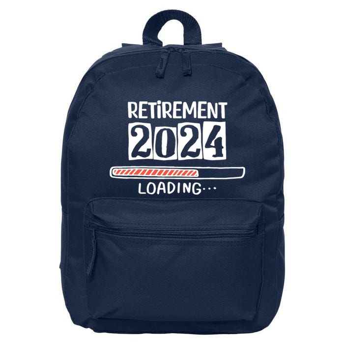 Funny Retirement 2024 Loading Countdown In Progress 16 in Basic Backpack