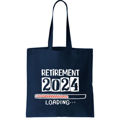 Funny Retirement 2024 Loading Countdown In Progress Bag