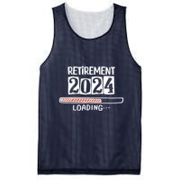 Funny Retirement 2024 Loading Countdown In Progress Mesh Reversible Basketball Jersey Tank