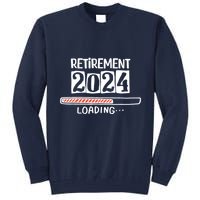 Funny Retirement 2024 Loading Countdown In Progress Tall Sweatshirt