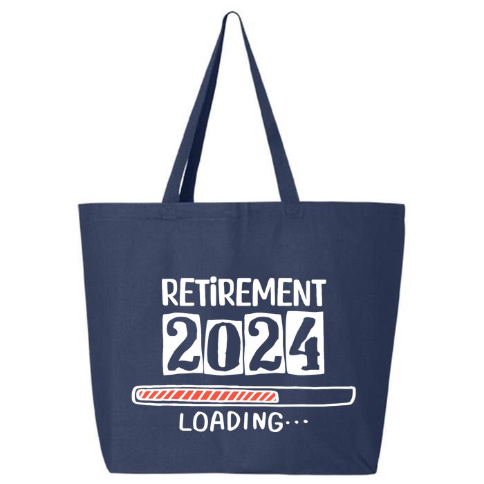 Funny Retirement 2024 Loading Countdown In Progress 25L Jumbo Tote