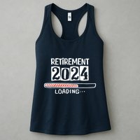 Funny Retirement 2024 Loading Countdown In Progress Womens Tank Top