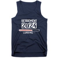 Funny Retirement 2024 Loading Countdown In Progress Tank Top