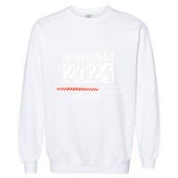 Funny Retirement 2024 Loading Countdown In Progress Garment-Dyed Sweatshirt