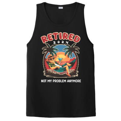 Funny Retired 2024 Not My Problem Anymore PosiCharge Competitor Tank