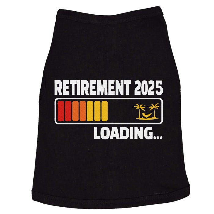 Funny Retirement 2025 Loading Retired Countdown Doggie Tank