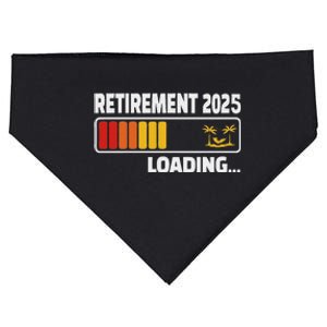 Funny Retirement 2025 Loading Retired Countdown USA-Made Doggie Bandana