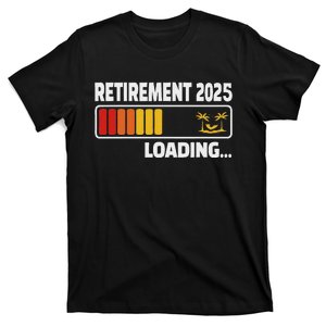 Funny Retirement 2025 Loading Retired Countdown T-Shirt