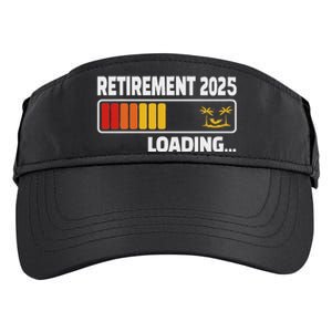 Funny Retirement 2025 Loading Retired Countdown Adult Drive Performance Visor