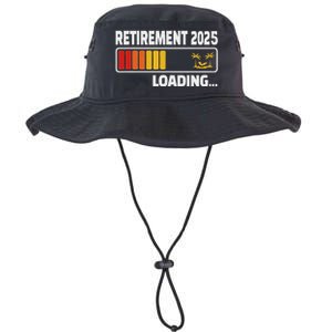 Funny Retirement 2025 Loading Retired Countdown Legacy Cool Fit Booney Bucket Hat