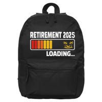 Funny Retirement 2025 Loading Retired Countdown 16 in Basic Backpack