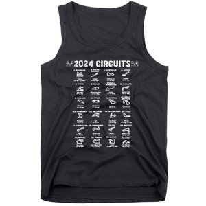 Formula Racing 2024 Circuits Race Car Formula Racing Gift Tank Top