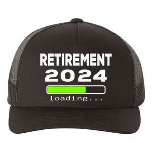 Funny Retirement 2024 loading Retired Countdown Yupoong Adult 5-Panel Trucker Hat