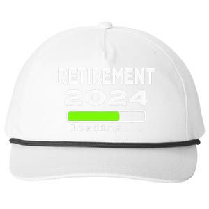 Funny Retirement 2024 loading Retired Countdown Snapback Five-Panel Rope Hat