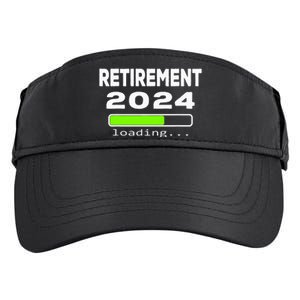 Funny Retirement 2024 loading Retired Countdown Adult Drive Performance Visor