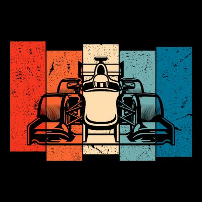 Formula Racing 2024 Race Car Vintage Retro Formula T-Shirt