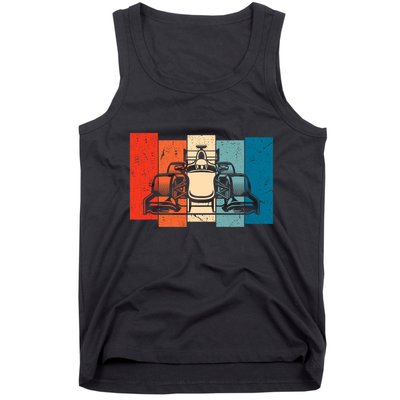Formula Racing 2024 Race Car Vintage Retro Formula Tank Top